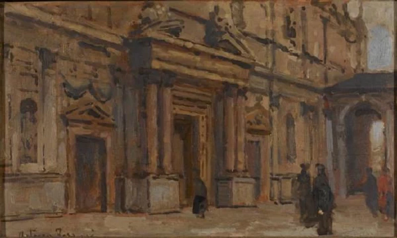 Facciata di Santa Maria presso San Celso a Milano - 1918, Civiche Raccolte Storiche. Museo di Milano